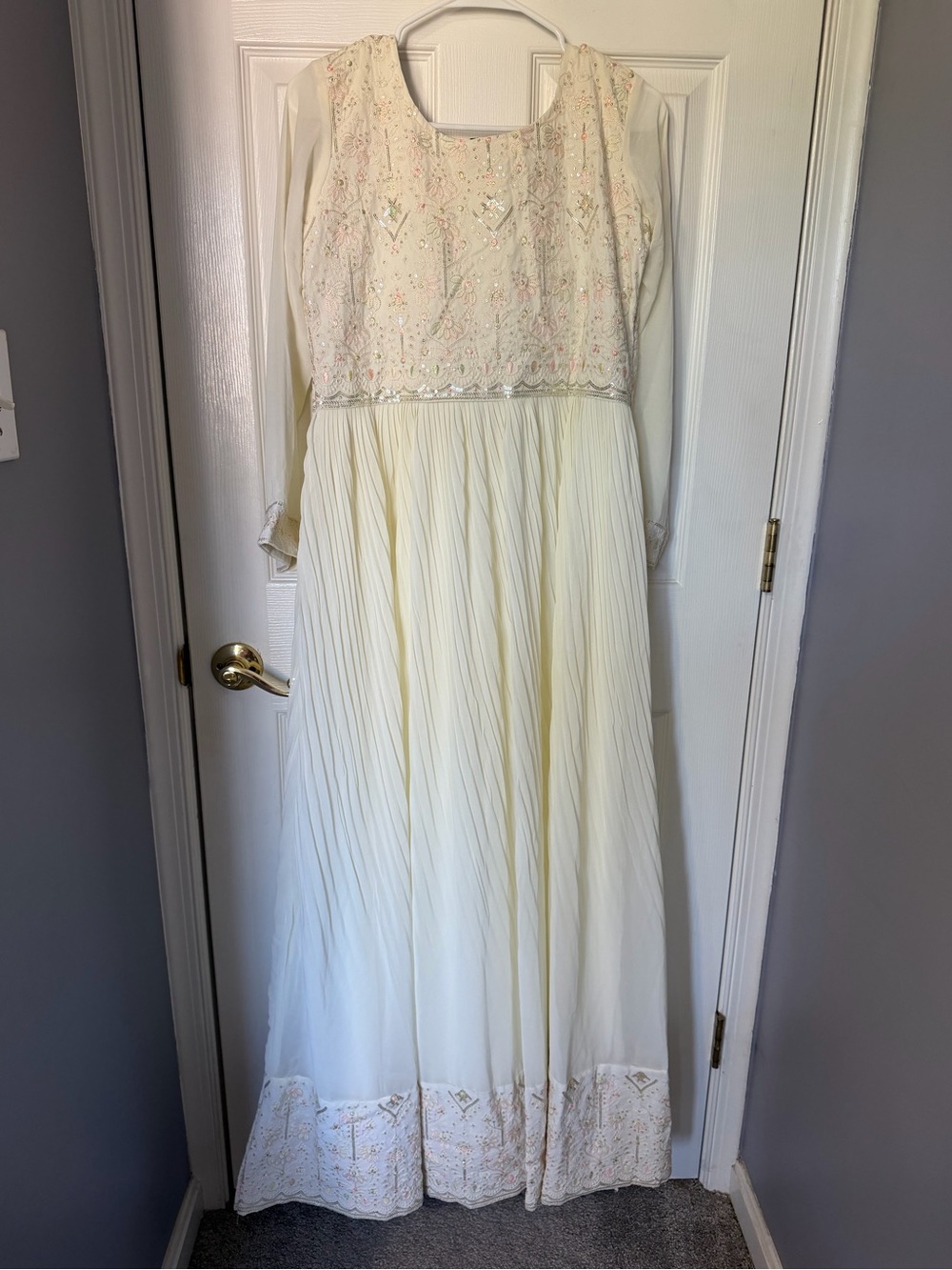 Floor length anarkali gown
